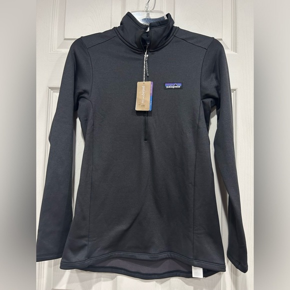 Patagonia Women's XS R1 Daily Zip Neck Jacket Ink Black NWT Workout - Picture 1 of 10